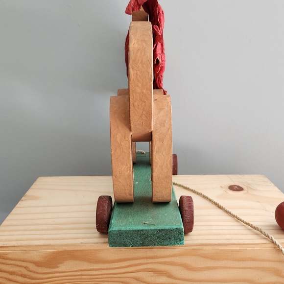 Vintage Teddy Bear Pull Along - Picture 4 of 15